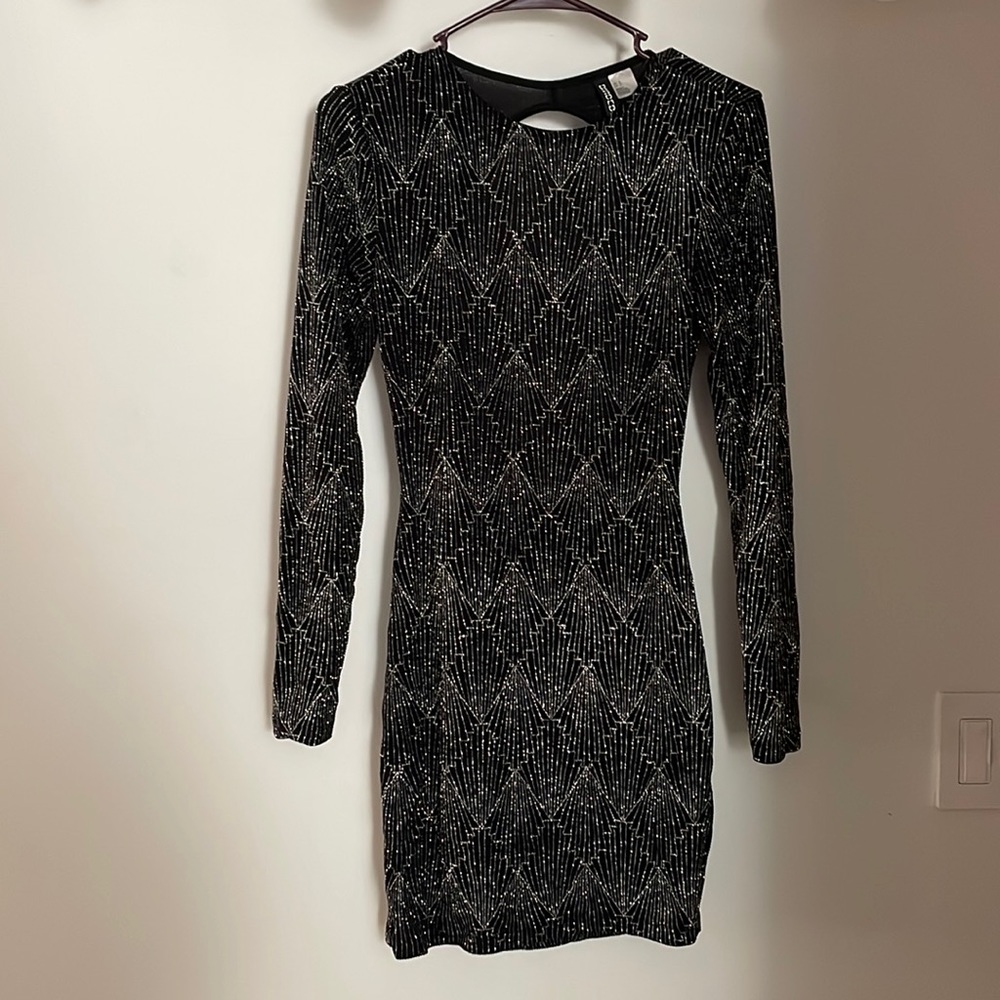 Divided sparkly dress